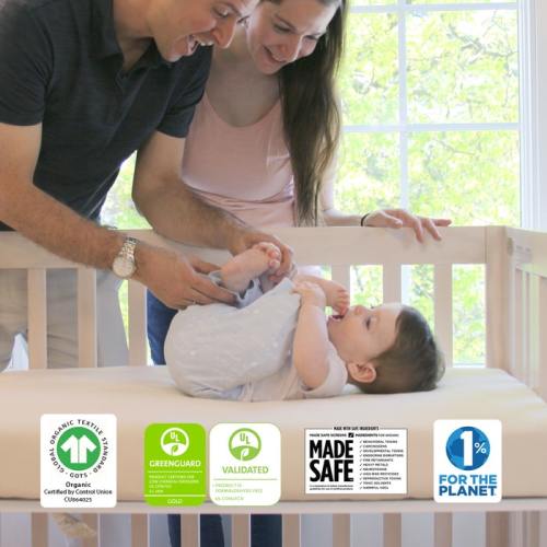 Breathable Organic Mini Crib Mattress