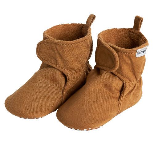 Gerber Baby Soft Booties - Pink/white - 3-6 Months