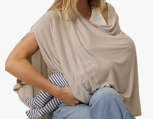 Solly Baby Nursing Cover, Ultra-Breathable, Lightweight Breastfeeding Cover-Up, Buttery-Soft Fabric, Universal Fit