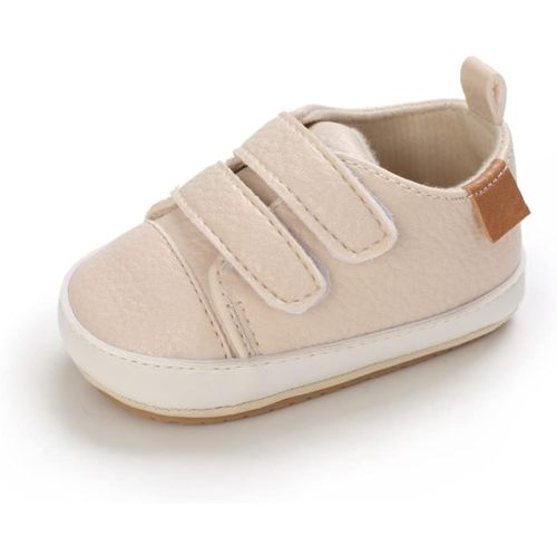Clowora Baby Boys Girls Shoes Non-Slip Rubber Sole Sneakers Infant First Walking Toddler Crib Shoes Newborn Loafers Flats. - 6-12 Months Infant