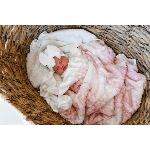 Sweet Pink Fawn Blanket