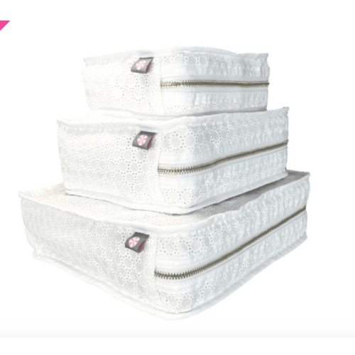White Eyelet Stacking Set