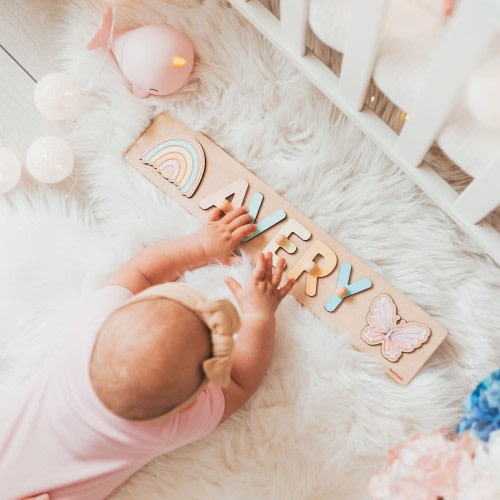 Etsy 1st Birthday Name Puzzle
