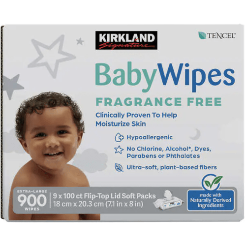 Kirkland Signature Baby Wipes Fragrance Free, 900-count | Costco