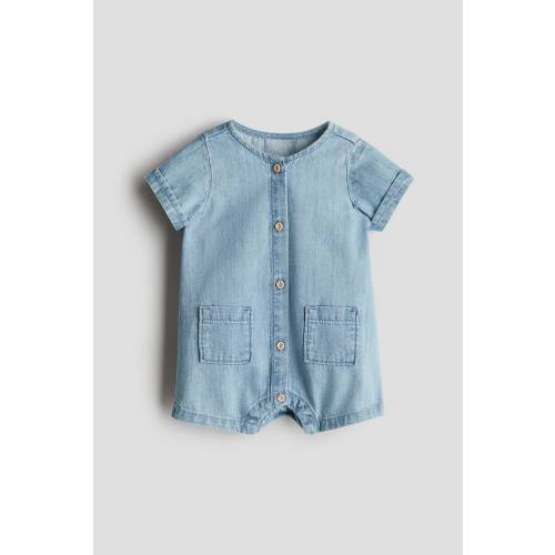 DENIM ROMPER SUIT