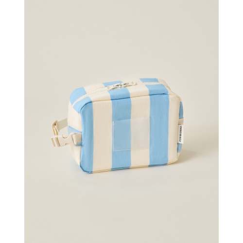 Baby Bottle Cooler Bag For Breast Milk Storage Fits Inside Diaper Bag | Green Stripe - Storq by Kindred Bravely