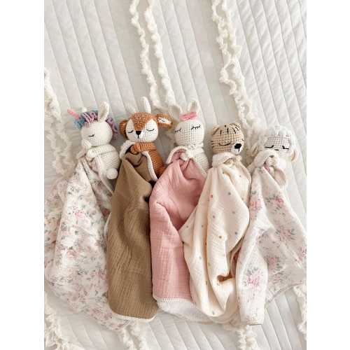 Baby Shower Gift, Baby Toy, Baby Blanket, Baby Lovey,Baby Rattle,Personalized Newborn Gift,Stuffed Animal Plushie,Embroidered Baby Comforter