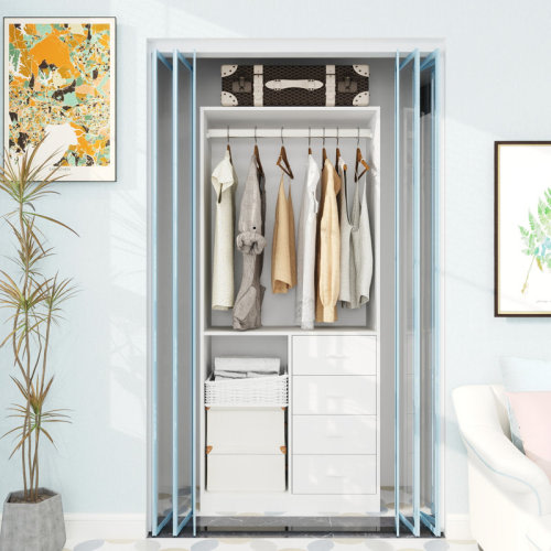 Latitude Run® Bassano 31.5'' Closet System | Wayfair