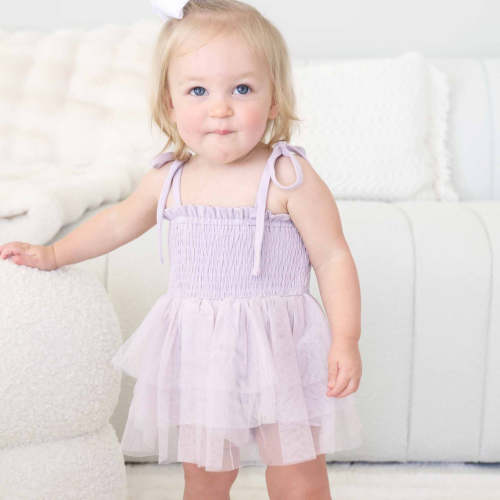 Smocked Tutu Bodysuit