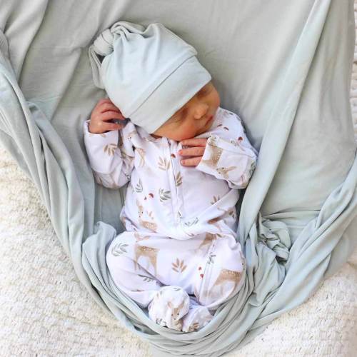 Finley's Fawn Zipper Footie