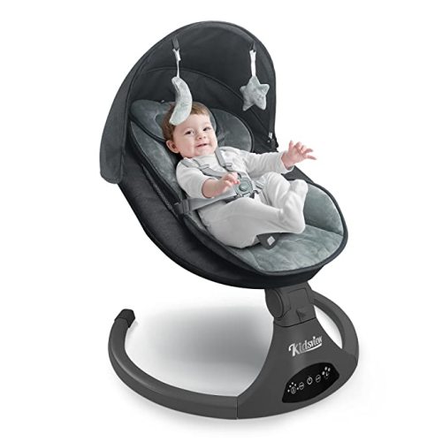 Amazon.com : Electric Baby Swing for Infants,5-Speed Baby Swing with 12 Preset Lullabies,Remote Control Baby Rocker with Touch Screen Baby Chair for 5-20 lb,0-9 Months Suitable for Indoor and Outdoor. : Baby