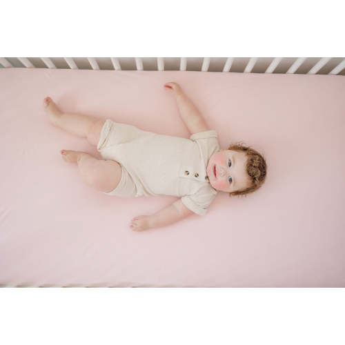 Ecolino® Crib Sheet, 100% Organic Cotton, Petal Default Title