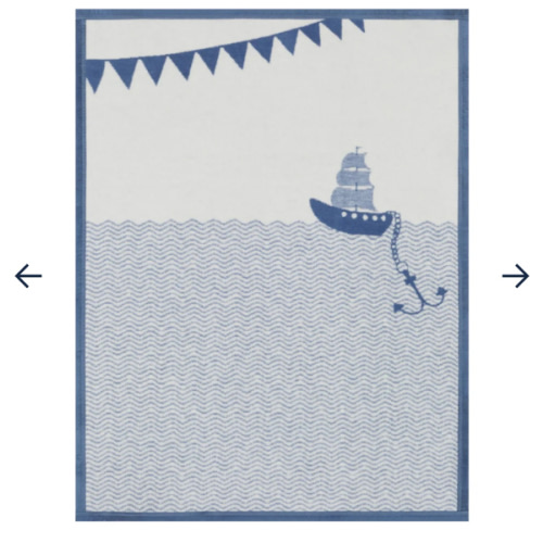 Ahoy Matey Mini Blanket