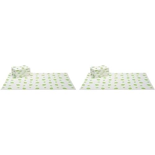 Munchkin® Arm & Hammer Disposable Changing Pad, 10 Count, White/Green (Pack of 2)