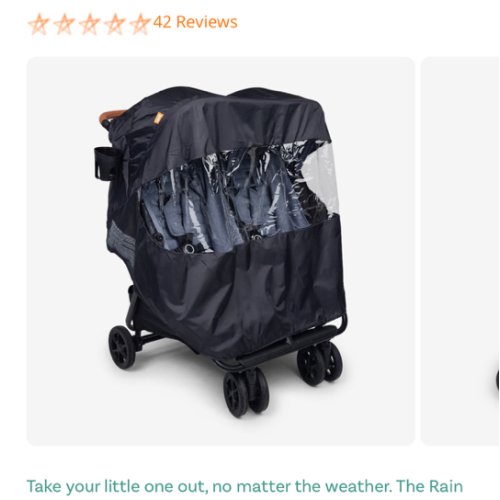 Stroller Rain Cover – Zoe