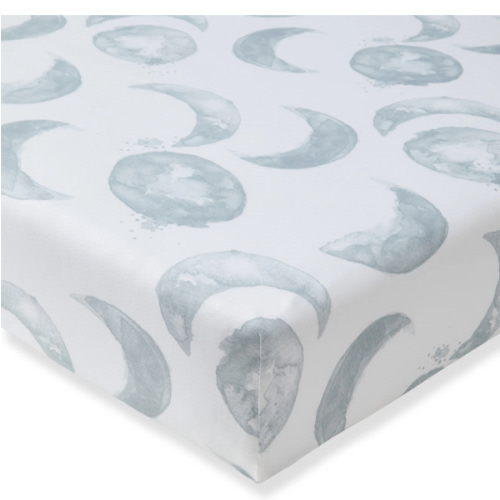 Hello Moon Organic Cotton BEESNUG® Fitted Crib Sheet