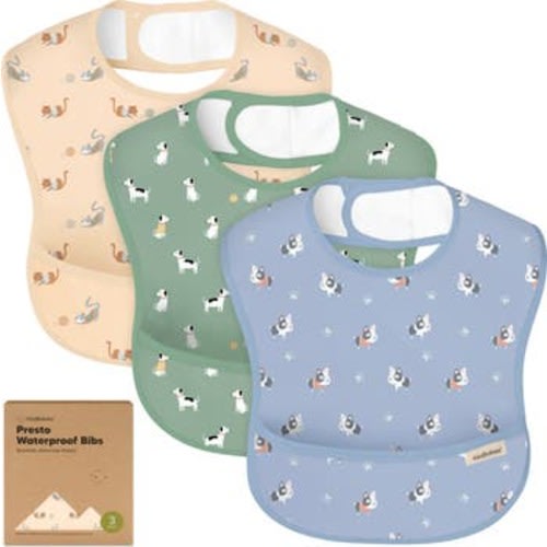 3-Pack Presto Waterproof Bibs