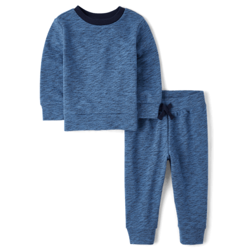 Baby And Toddler Boys French Terry 2-Piece Outfit Set - Morningsky