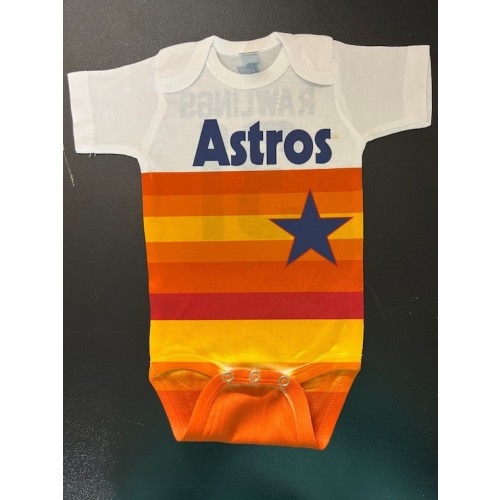 Houston Astro Custom Name Onesie Custom Number Fan Gear - Etsy