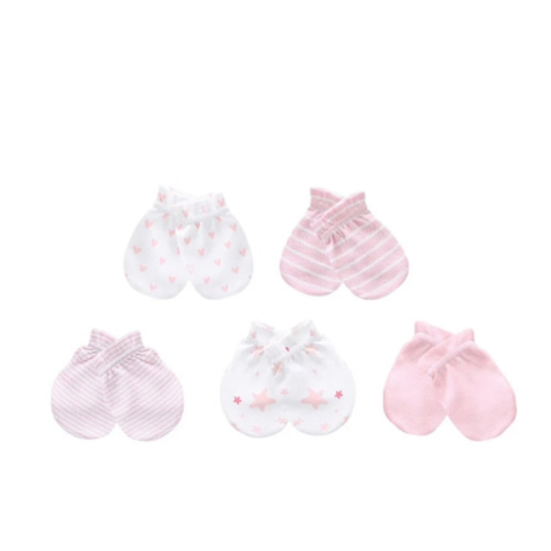 Pure Cotton Newborn Baby Mittens Anti-Grabbing Soft Gloves — Children Cloth Shop