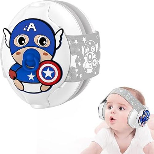 Baby Headphones-Infant Ear Protection for Babies 0-36 Months,25dB NRR Baby Noise Cancelling Earmuffs for Improves Sleep, Ideal Baby Travel Essentials for Airplane/Sleep/Outdoor