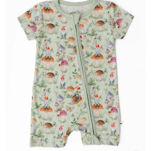 Gnomes Bamboo Shortie Romper