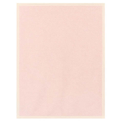 Harborview Herringbone Ballet Pink Mini Blanket