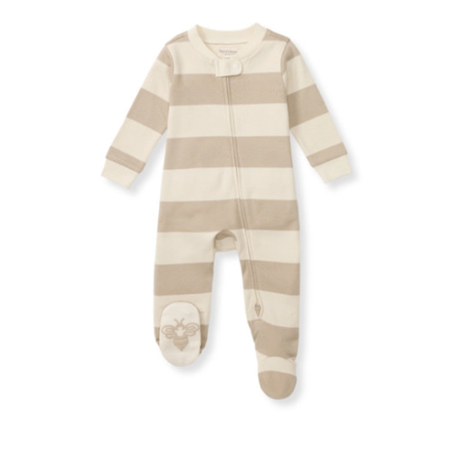 Rugby Stripe Organic Cotton Sleeper Quarry