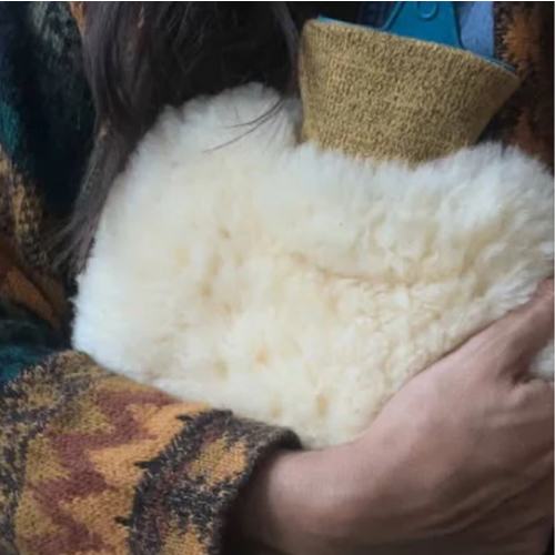 Cramp and Pain Relief, Uterus Support: Sheepskin Bottle Warmer