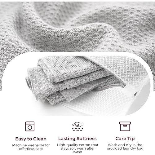 Momcozy Nursing Cover for Breastfeeding, Breathable Soft Privacy Poncho, Multi-Use Nursing Shawl, Portable Breast Feeding Covers for Women, Includes Laundry Bag