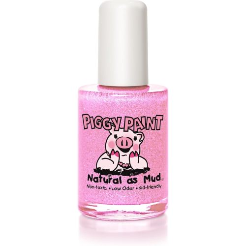PIGGY PAINT 100% Non-toxic Girls Nail Polish - Safe, Chemical Free Low Odor for Kids, Tickled Pink