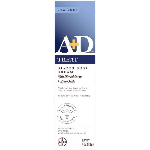 A+d Zinc Oxide Diaper Rash Cream - 4oz