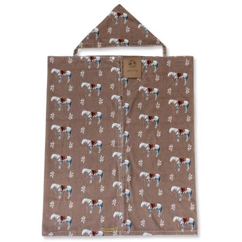 Almond Ranch Horse Hooded Child Bath Towel