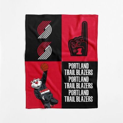 NBA Portland Trail Blazers Domino Swaddle Blanket