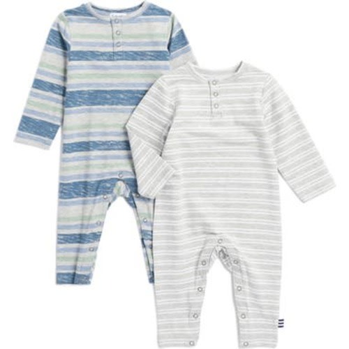 6-12m - Splendid Pack of Two Henley Rompers | Nordstromrack