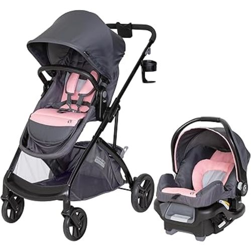 Baby Trend Sonar™ Switch 6-in-1 Modular Stroller Travel System with Ally™ Infant Car Seat, Desert Pinnk