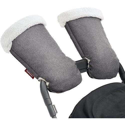 Momcozy Stroller Gloves Warmmuffs | Universal Winter Anti-Freeze Stroller Mittens | Winter Handmuff Stroller Accessories | Ultra-Plush,Weather-Proof | Foldable Adjustable | Shopping Golf Pet Cart
