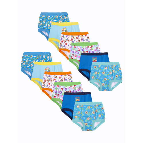 Cocomelon Toddler Boys Training Pants, 12-Pack, Sizes 2T-4T