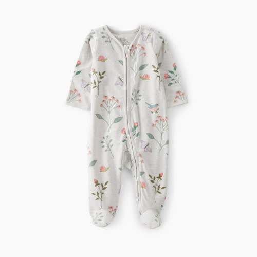 Carter's Little Planet Organic Cotton Sleep & Play - Botanical Butterfly Print, Newborn