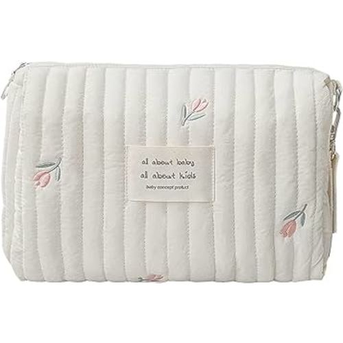 Baby Stroller Storage Bag Diaper Bag Infant Carriages Diaper Organizer Pouches Embroidered Mommy Bag for Outdoor
