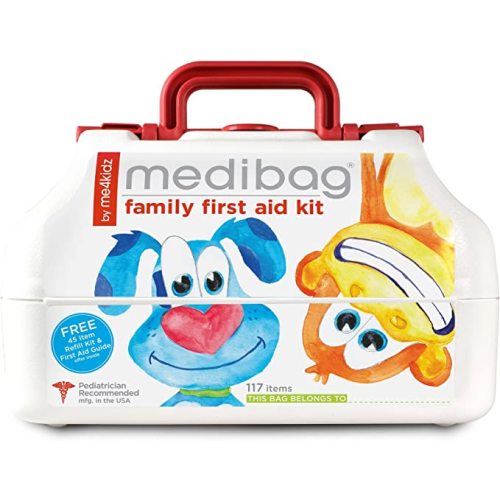 Medibag 117 Piece Kid Friendly First Aid Kit for the Whole Family - 117 Piece Set