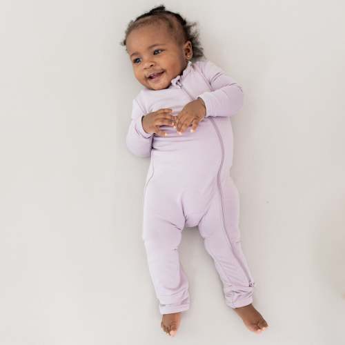 Zippered Romper in Wisteria, 6-12mo