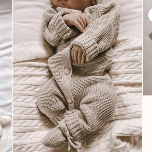 Luna + Luca Classic Purl Knit Jumpsuit - Heather Beige