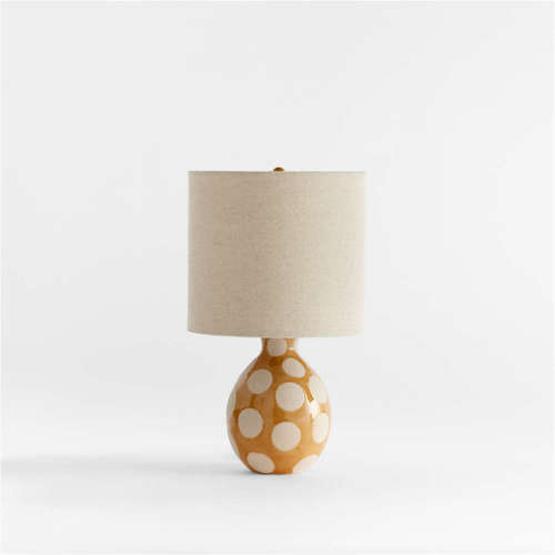 Dot Tuscan Yellow Ceramic Kids Table Lamp