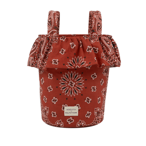 Stroller Basket - Vintage Red · Minicoton