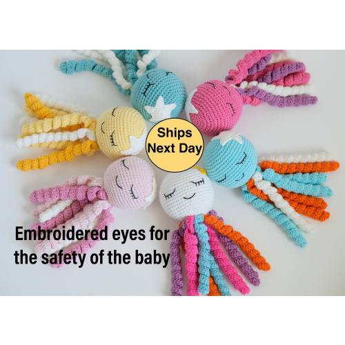 Preemie octopus, NICU octopus, crochet animals octopus, NICU baby, NICU mom gift, Nicu parent gift, octopus stuffed, Preemie twins, rainbow