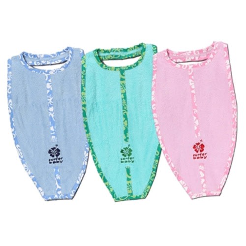 Surfer Baby surfboard shaped baby bib