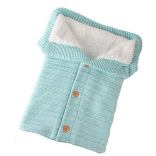 JDEFEG Blankets for Baby Boys Organic Unisex Swaddle Blankets Soft Thick Knit Baby Girls Boys Stroller Wraps Baby Accessory Boy Girl Blanket Cotton Green One Size