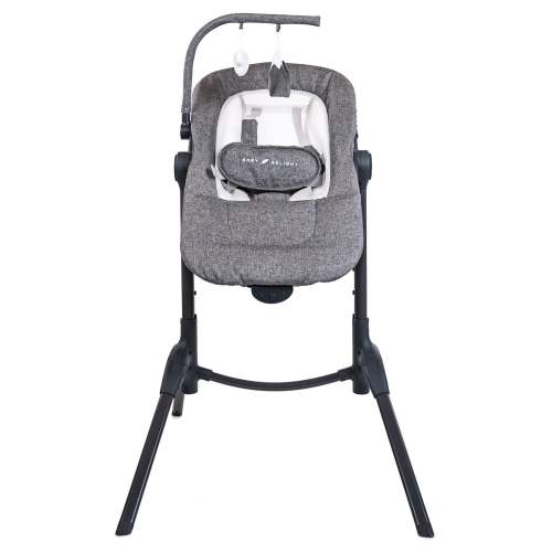 Bloom Soothing Adjustable Infant Seat - Charcoal Tweed