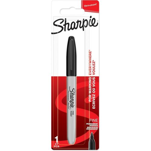 Sharpie Permanent Marker | Fine Point for Bold Details | Black Ink | 1 Marker Pen